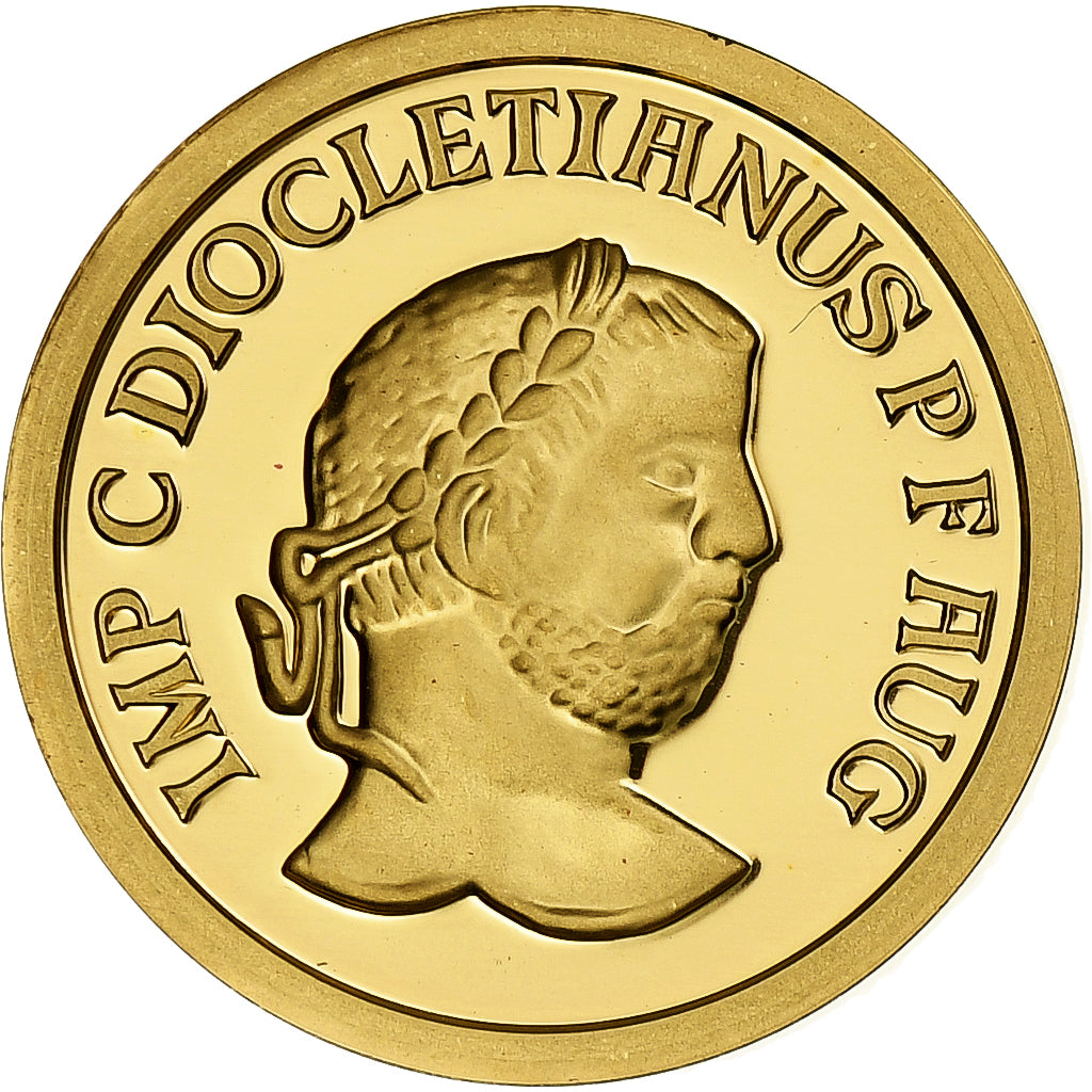 Belgium, 25 Ecu, Diocletian, 1990, Brussels, Proof, Gold, MS(65-70)