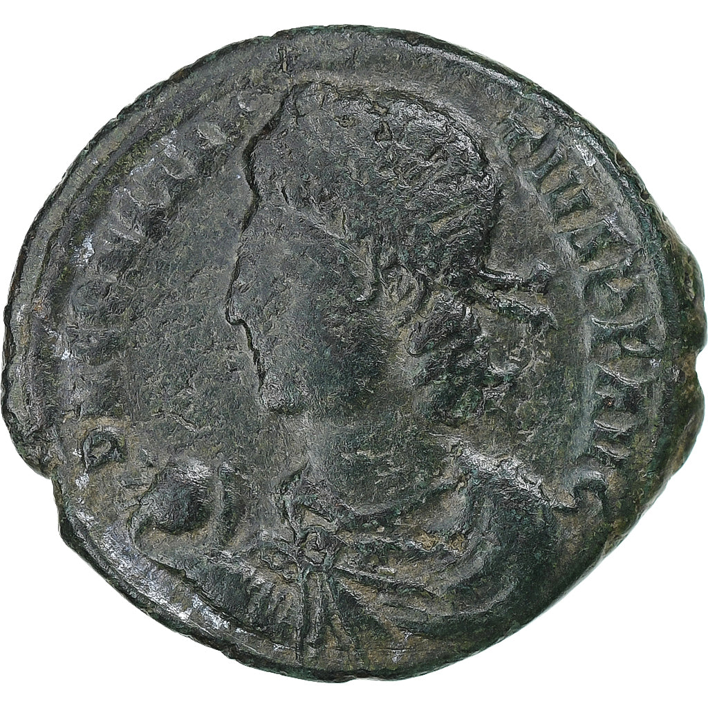 Constantius II, Follis, 348-350, Thessalonica, Bronze, S+, RIC:117