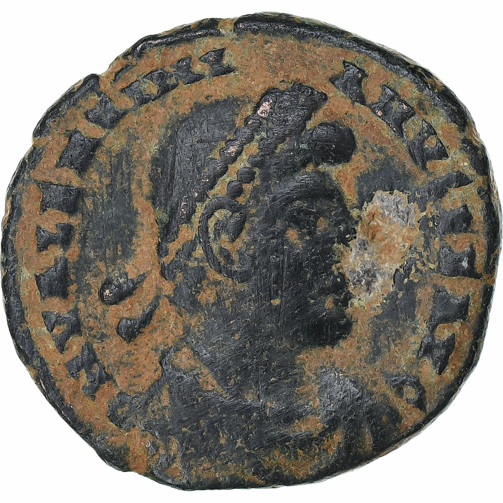 Valentinian I, Follis, 364-367, Alexandria, Bronzo, BB, RIC:3a