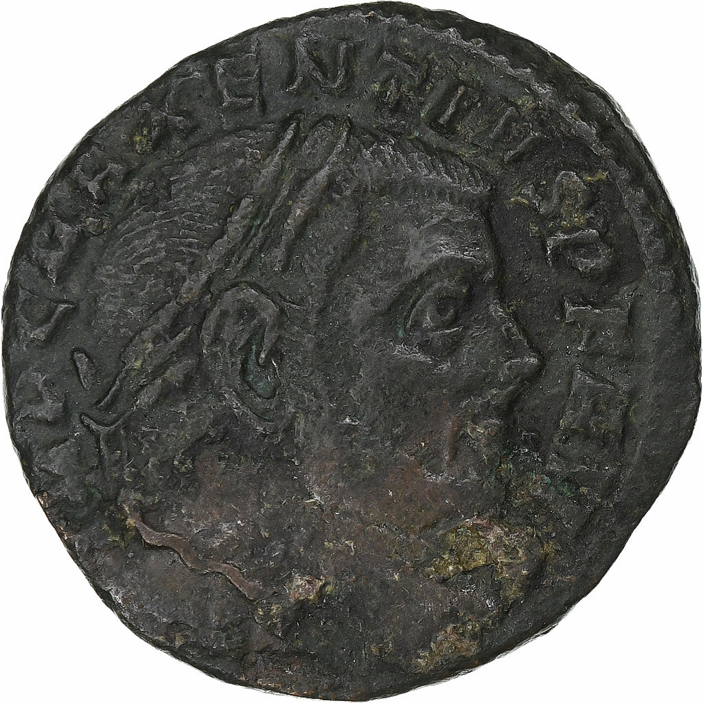 Maxentius, Follis, 307, Aquileia, Bronze, EF(40-45), RIC:116