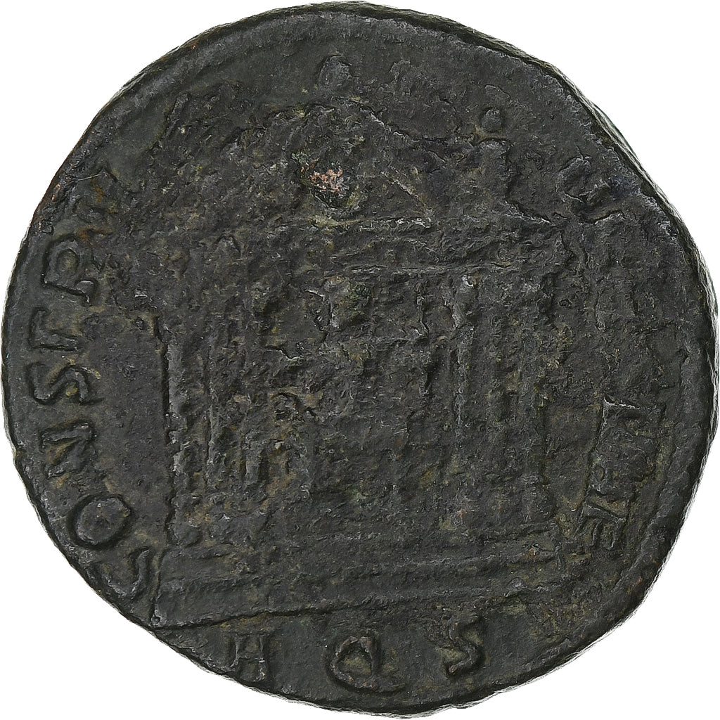Maxentius, Follis, 307, Aquileia, Bronze, EF(40-45), RIC:116