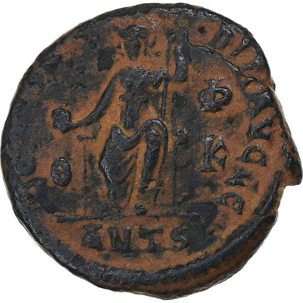 Valentinian II, Follis, 378-383, Antioch, Bronzo, MB+, RIC:45B