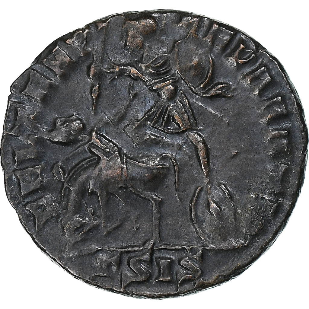 Constantius Gallus, Follis, 351-355, Siscia, Bronce, MBC+, RIC:351