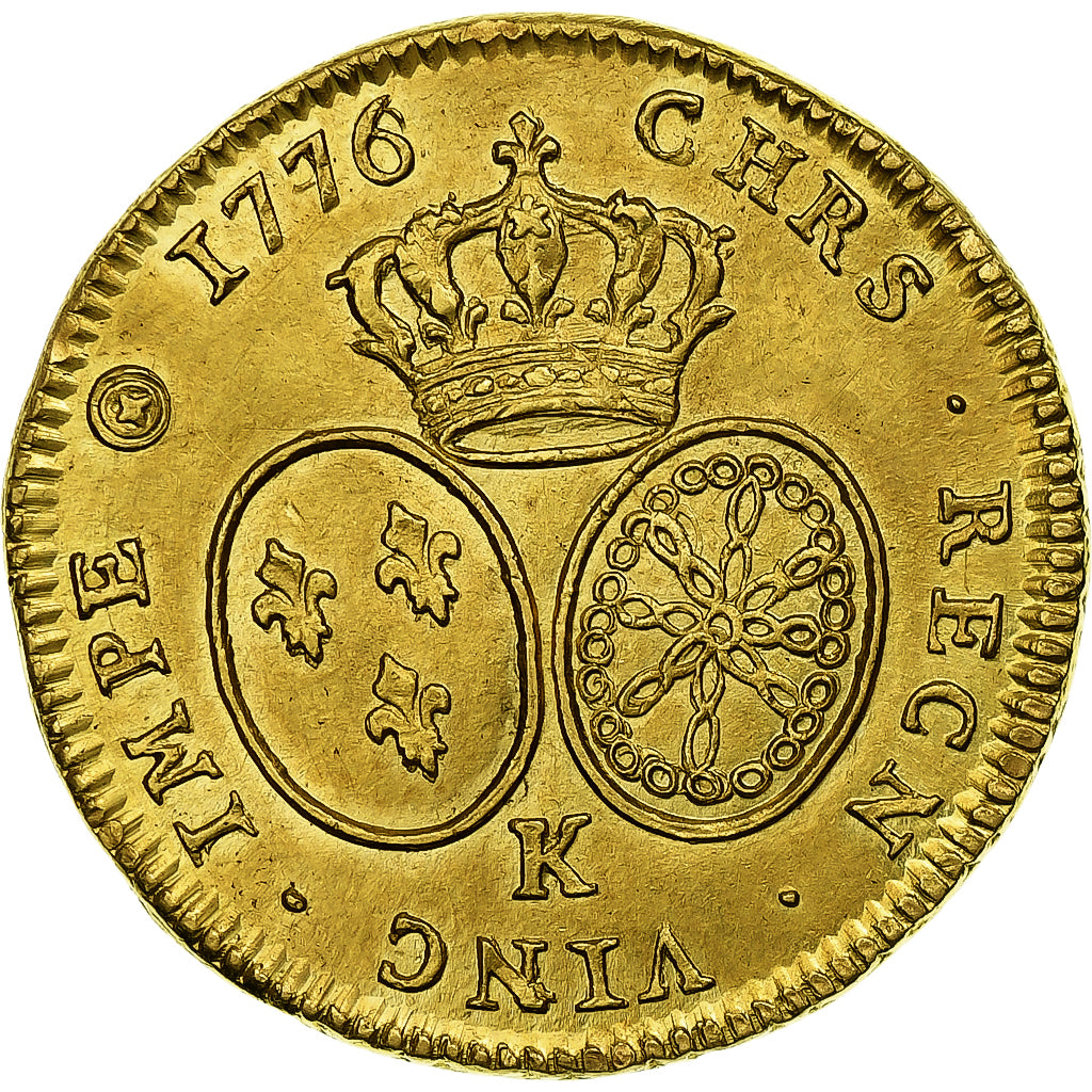 Frankrijk, Louis XVI, Double louis d'or au buste habillé, 1776, Bordeaux, Goud