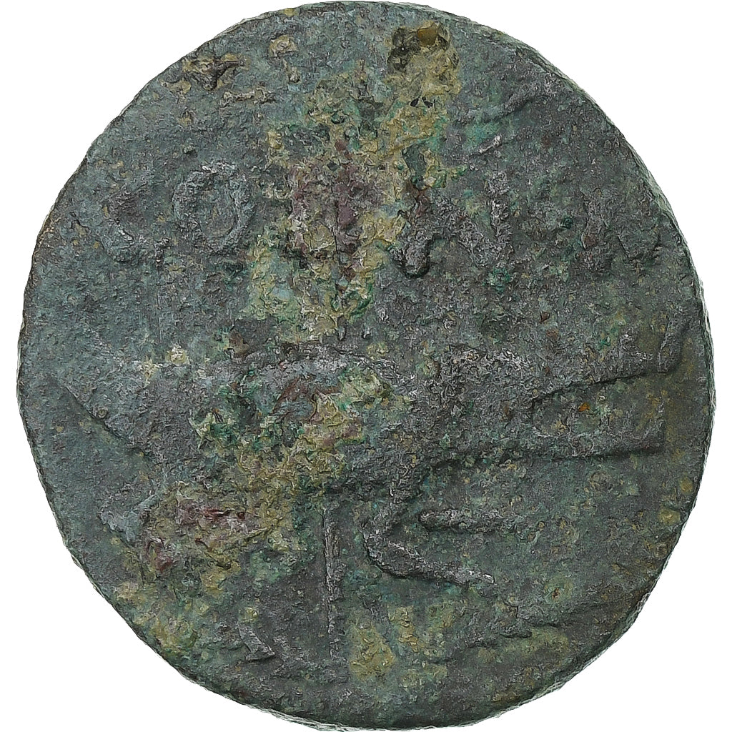 Augustus & Agrippa, As, 27-14 BC, Nîmes, Bronzo, B+