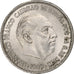Spain, Francisco Franco, caudillo, 5 Pesetas, 1950, Madrid, Nickel, AU(55-58)