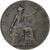 Groot Bretagne, George V, Farthing, 1917, London, Bronzen, ZF, KM:808.1