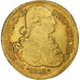 Colômbia, Ferdinand VII, 8 Escudos, 1818, Popayan, Dourado, AU(50-53), KM:66.2