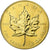 Canadá, Elizabeth II, 50 Dollars, 1 Oz, Maple Leaf, 1986, Ottawa, Dourado