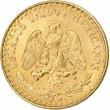 México, 2 Pesos, 1945, Mexico City, Dourado, MS(64)