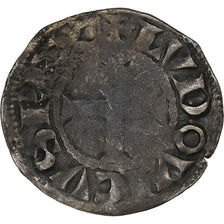 França, Louis VIII-IX, Denier Tournois, 1223-1244, Lingote, VF(20-25)