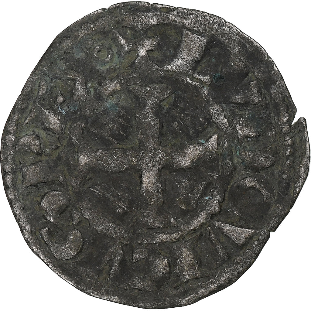 França, Louis VIII-IX, Denier Tournois, 1223-1244, Lingote, VF(20-25)