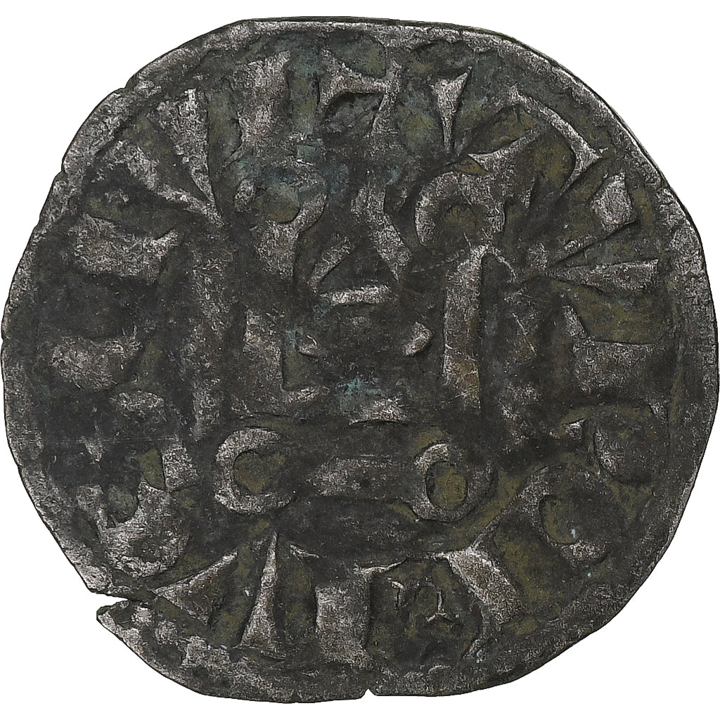 França, Louis VIII-IX, Denier Tournois, 1223-1244, Lingote, VF(20-25)