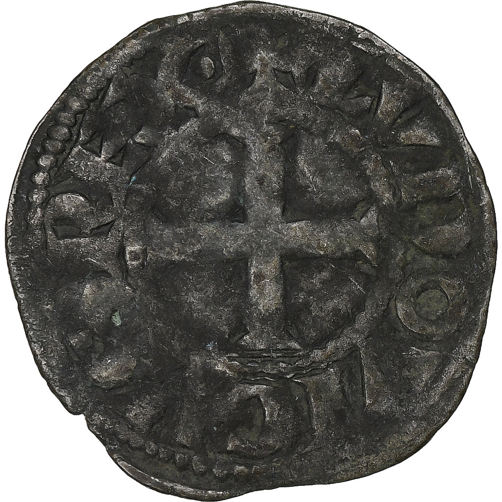 França, Louis VIII-IX, Denier Tournois, 1223-1244, Lingote, VF(20-25)