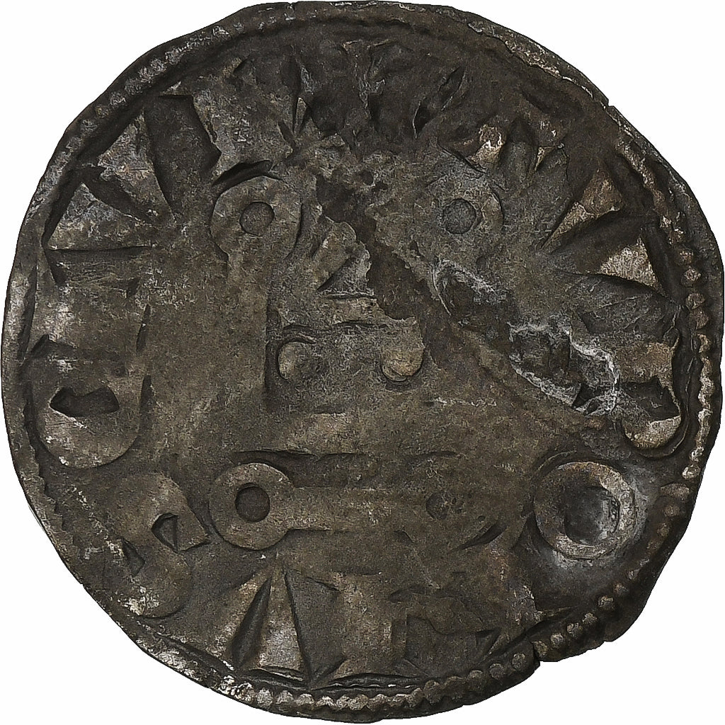 Francia, Louis VIII-IX, Denier Tournois, 1223-1244, Biglione, MB+, Duplessy:187