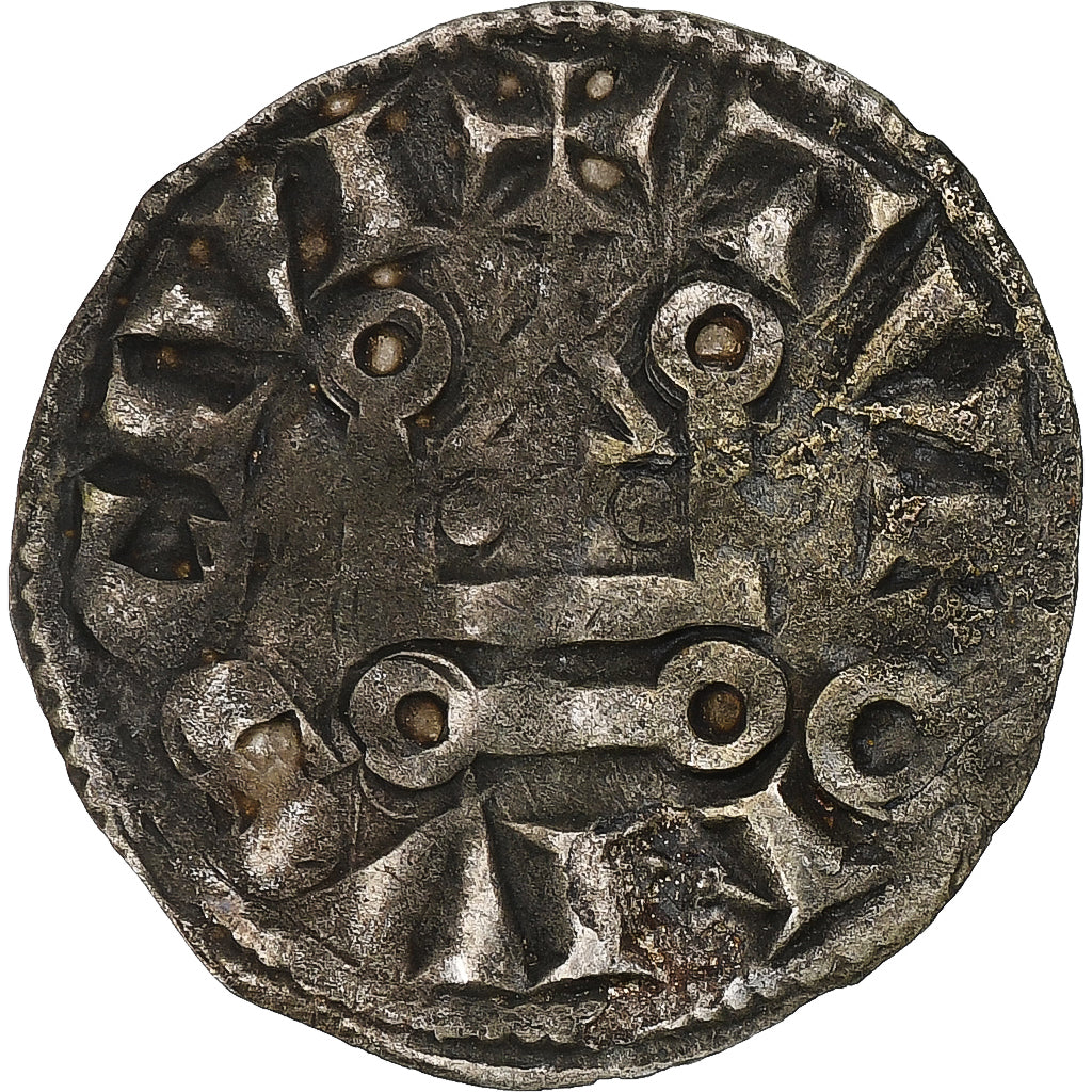 França, Louis VIII-IX, Denier Tournois, 1223-1244, Lingote, AU(50-53)