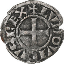 França, Louis VIII-IX, Denier Tournois, 1223-1244, Lingote, AU(50-53)