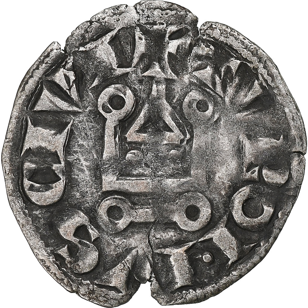 França, Louis VIII-IX, Denier Tournois, 1223-1244, Lingote, AU(50-53)