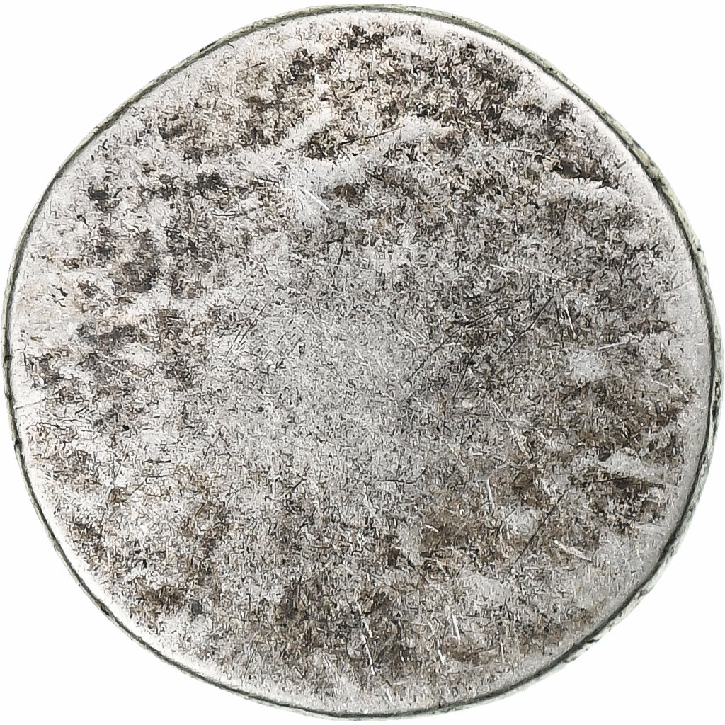 Camboja, Norodom I, 2 Pe, 1/2 Fuang, ND (1847-1860), Prata, EF(40-45)