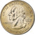 Estados Unidos da América, quarter dollar, Wyoming, 2007, Philadelphia, Cobre