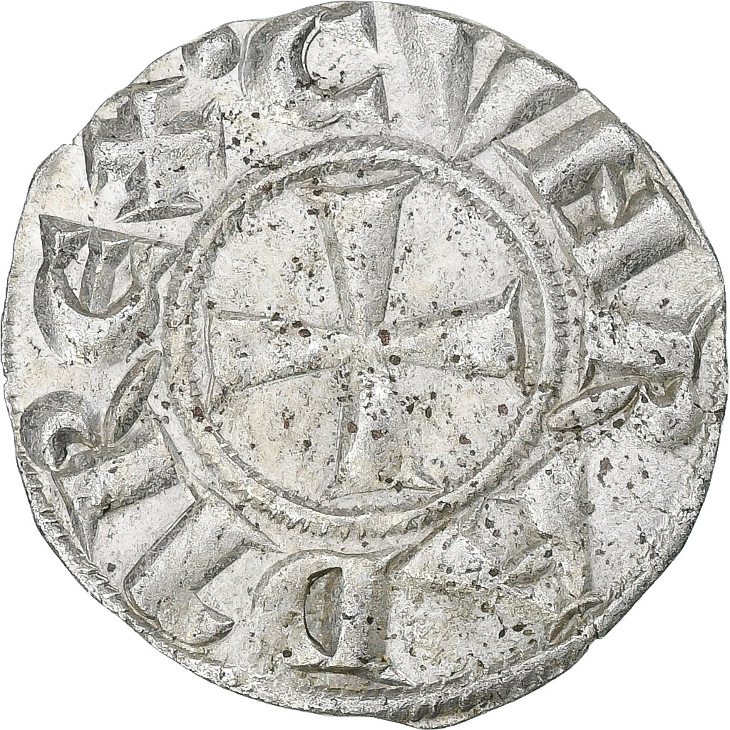ITALIAN STATES, Republic of Genoa, Denaro, 1139-1339, Genoa, Billon, AU(50-53)