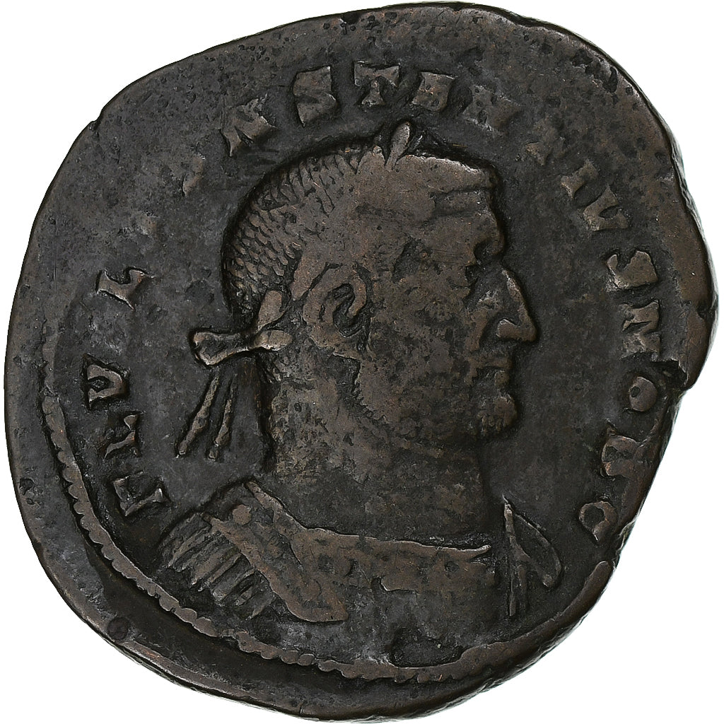 Constance Chlore, Follis, 300-301, Trier, Bronzo, MB+, RIC:445