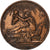 Francia, medalla, Henri V, Naissance du Comte de Chambord, 1820, Bronce, MBC+