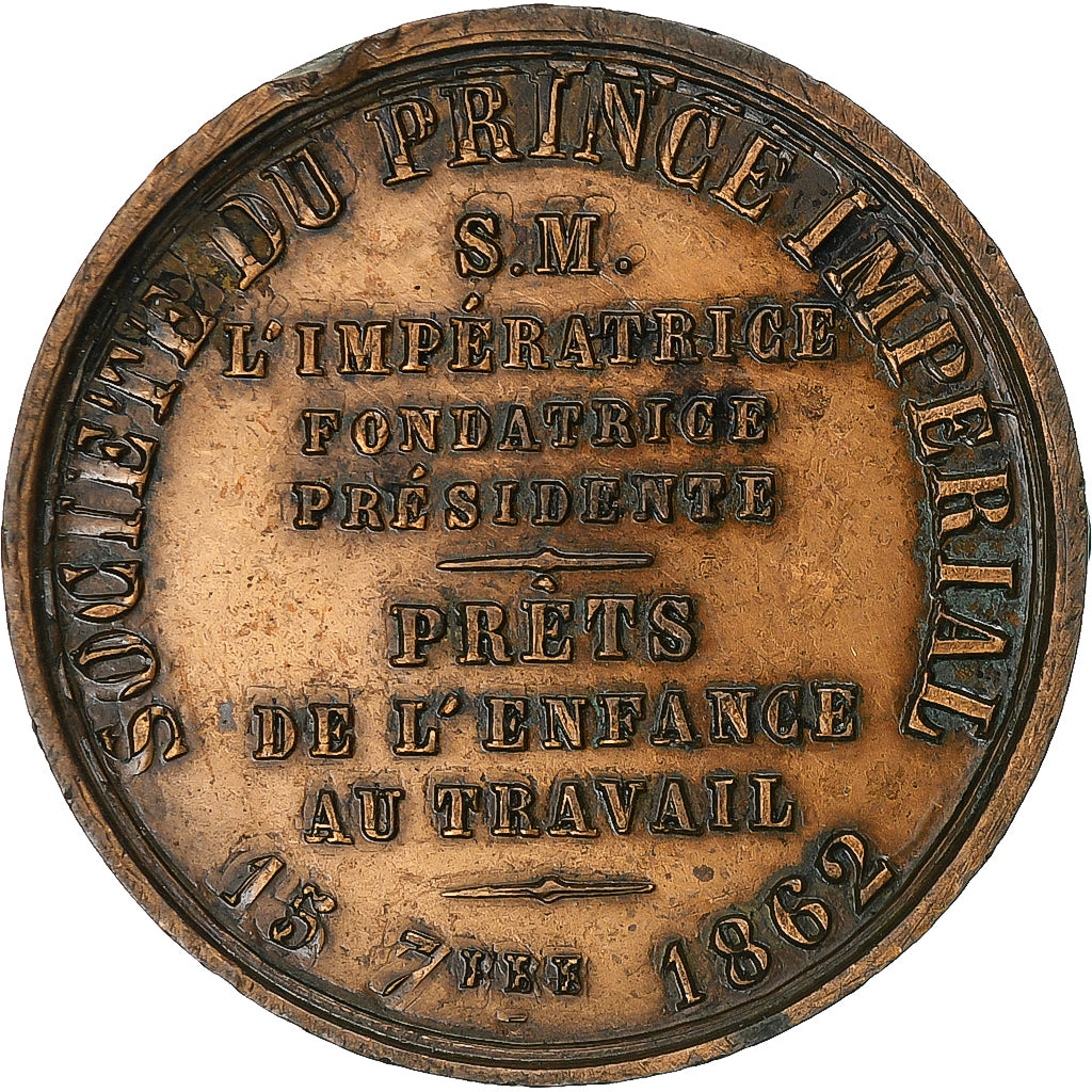 France, Médaille, Napoléon IV, Société du Prince Impérial, Enfance au