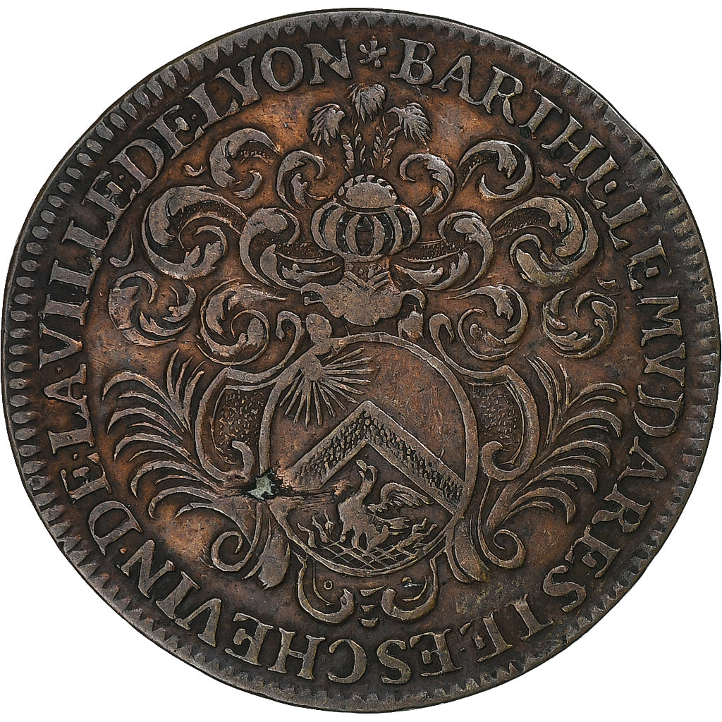 Francia, ficha, Échevins de Lyon, Barthélemy Dareste, 1692, Rame, BB