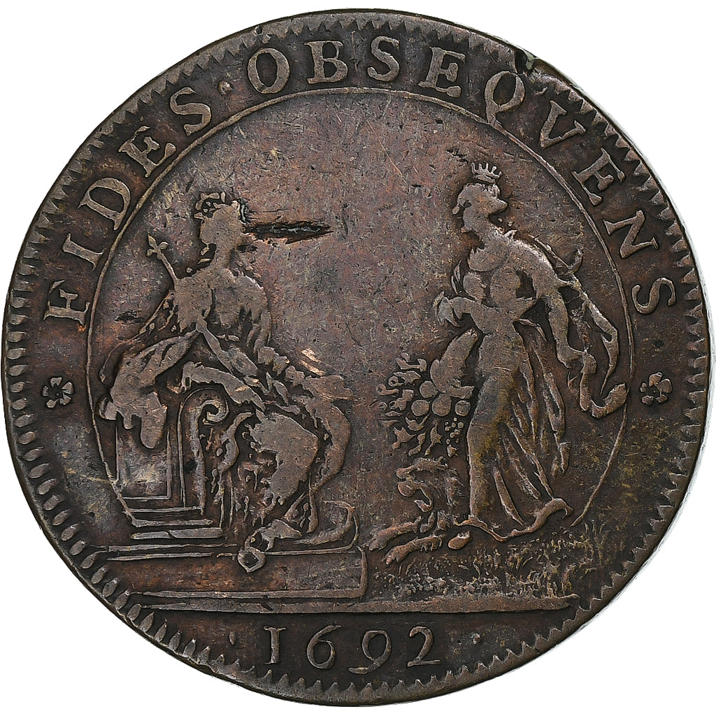 Francia, ficha, Échevins de Lyon, Barthélemy Dareste, 1692, Rame, BB