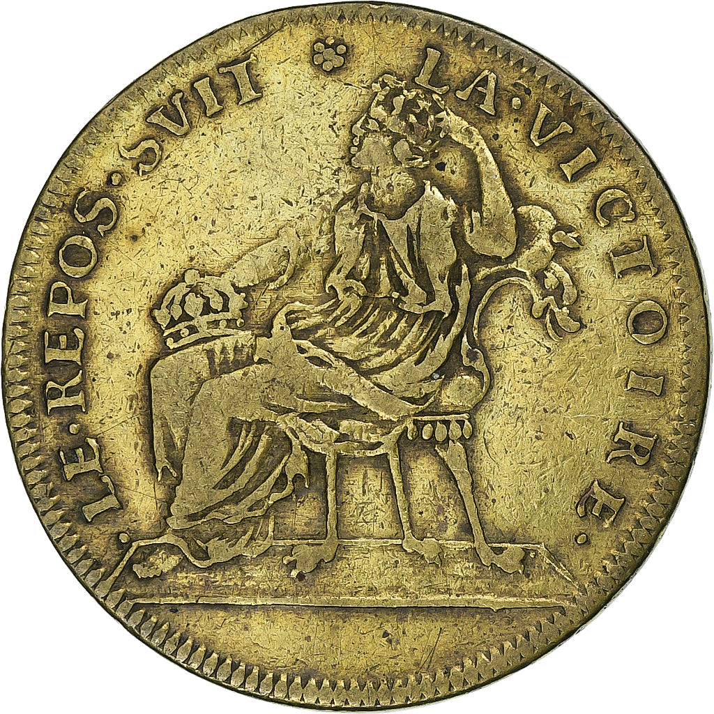 Frankrijk, Token, Louis XIV, Paix de Ratisbonne, n.d., Tin, ZF, Feuardent:12734