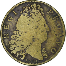 Francia, ficha, Louis XIV, États d'Artois, 1705, Ottone, MB+, Feuardent:6885