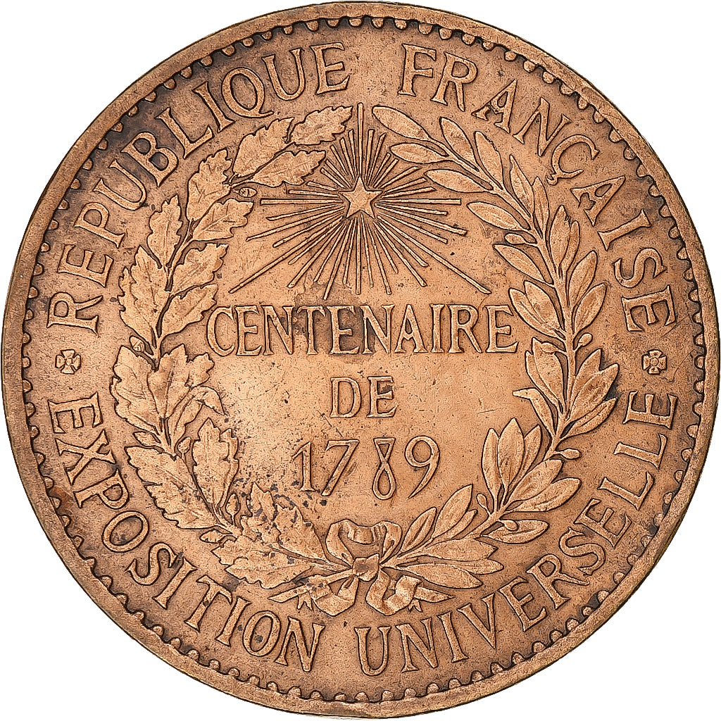 Francia, medaglia, Centenaire de la Révolution, Exposition Universelle, Paris