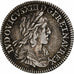 Frankrijk, Louis XIII, 1/12 Ecu, 2ème poinçon de Warin, 1642, Paris, Zilver