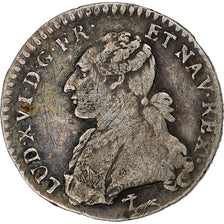 França, Louis XVI, 1/10 Ecu, 1787, Orléans, Prata, VF(30-35), Gadoury:353