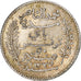 Tunisia, Muhammad al-Nasir Bey, 10 Centimes, 1916, Paris, Argento, BB+