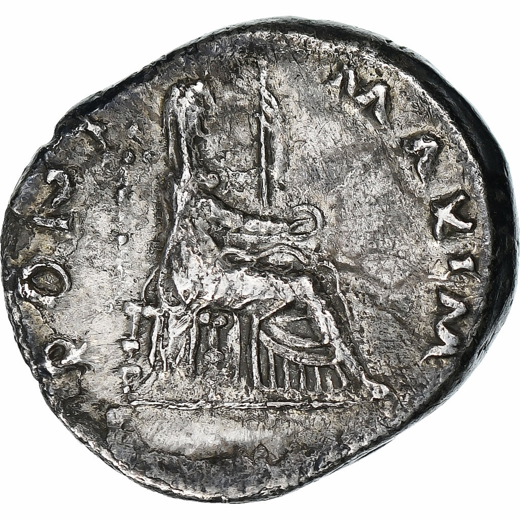 Vitellius, Denarius, 69, Rome, Silver, AU(50-53), RIC:107