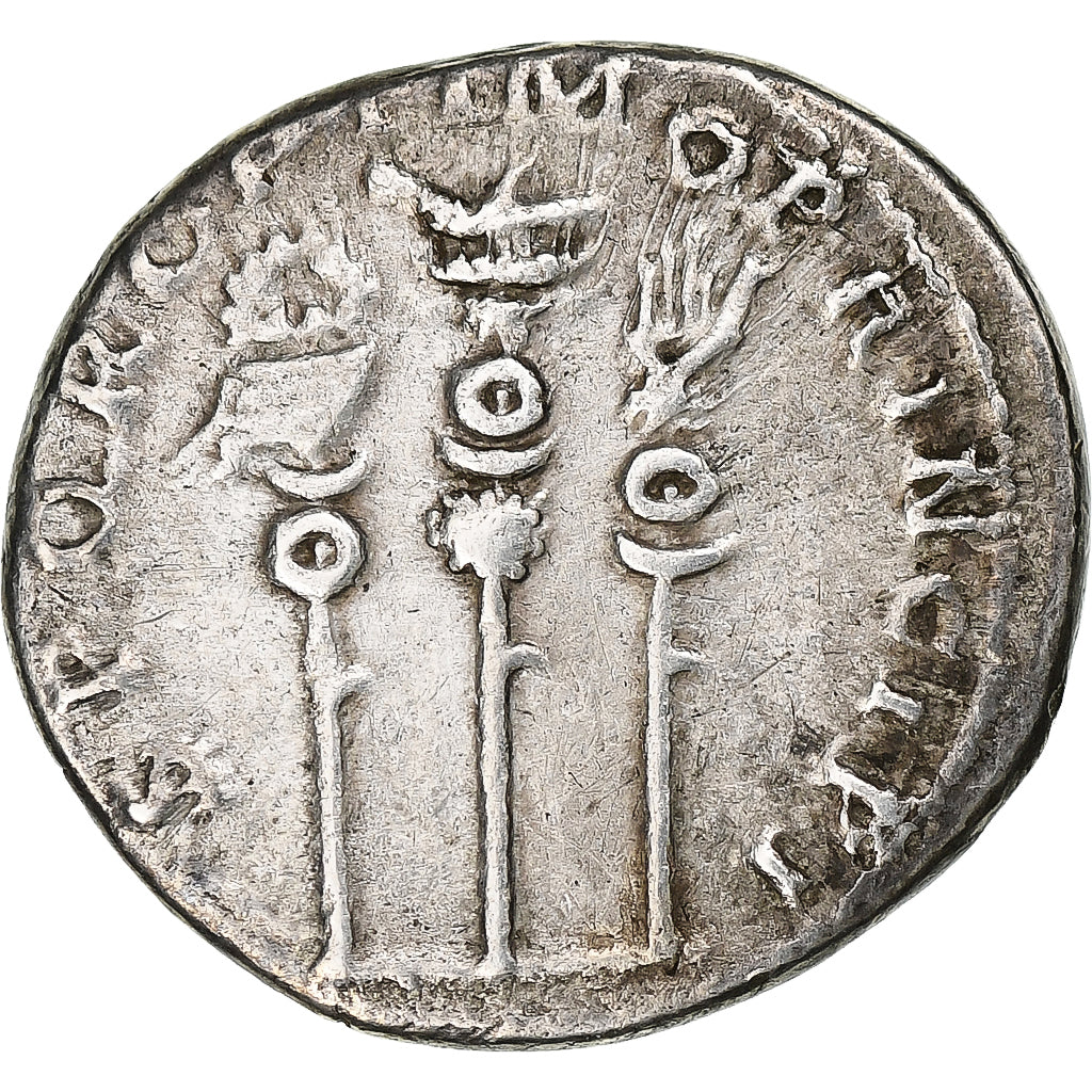 Trajan, Denarius, 112-114, Rome, Prata, AU(50-53), RIC:294