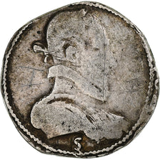 Frankrijk, Henri III, 1/2 Franc au col plat, 157[?], Troyes, Zilver, FR