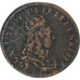 France, Louis XIV, Liard de France, 1657, Nîmes, Cuivre, TB