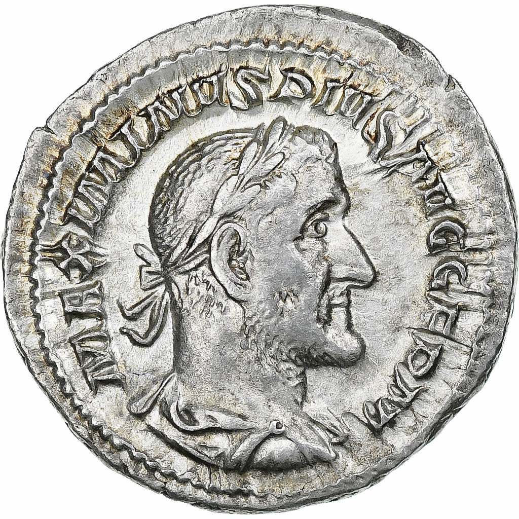 Maximinus I Thrax, Denarius, 236-238, Rome, Prata, AU(50-53), RIC:23