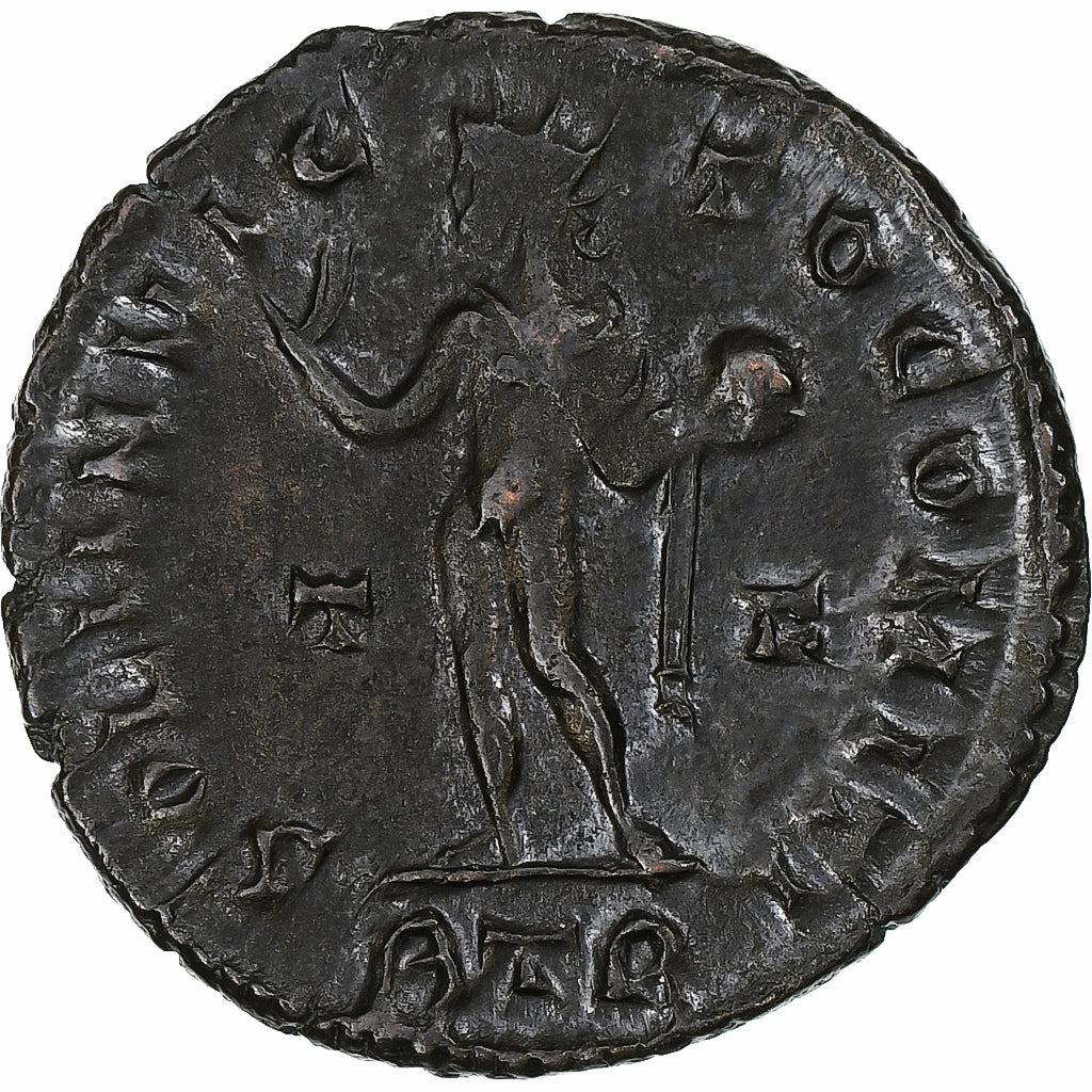Constantine I, Follis, 316, Trier, Bronze, VZ, RIC:105