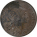 France, 2 Centimes, Dupuis, 1911, Paris, Bronze, EF(40-45), Gadoury:107, KM:841