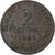 Francia, 2 Centimes, Dupuis, 1911, Paris, Bronce, MBC, Gadoury:107, KM:841