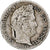 Francia, Louis-Philippe I, 1/4 Franc, 1842, Rouen, Plata, BC+, Gadoury:355