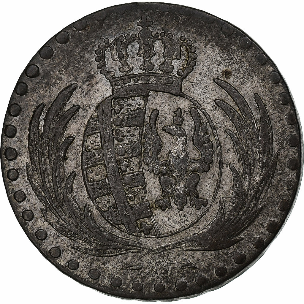 Polonia, Friedrich August I, 10 Groszy, 1812, Warsaw, Biglione, BB