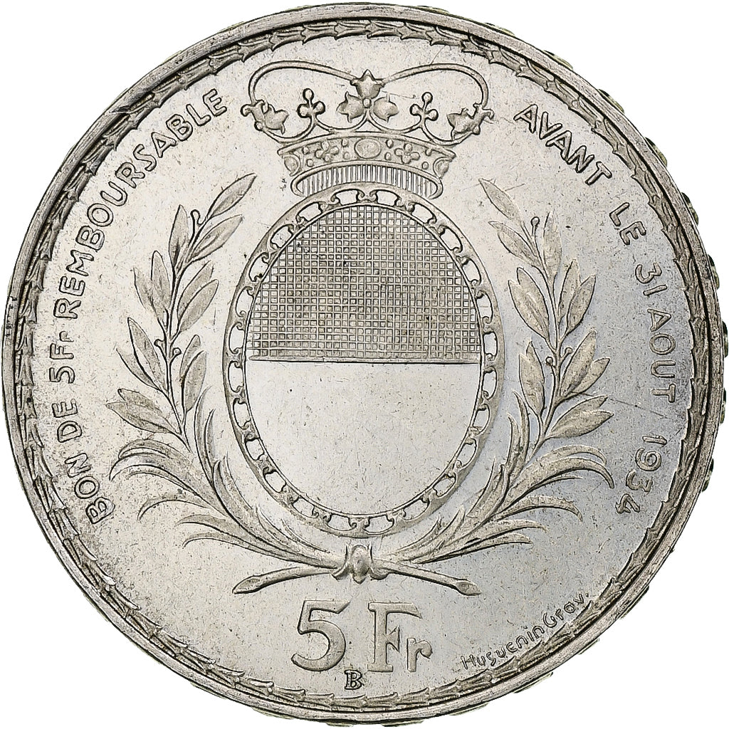 Svizzera, FREIBURG, 5 Francs, 1934, Bern, Argento, SPL-, KM:44