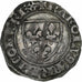 França, Charles VI, Blanc Guénar, 1380-1422, Tournai, Lingote, VF(30-35)