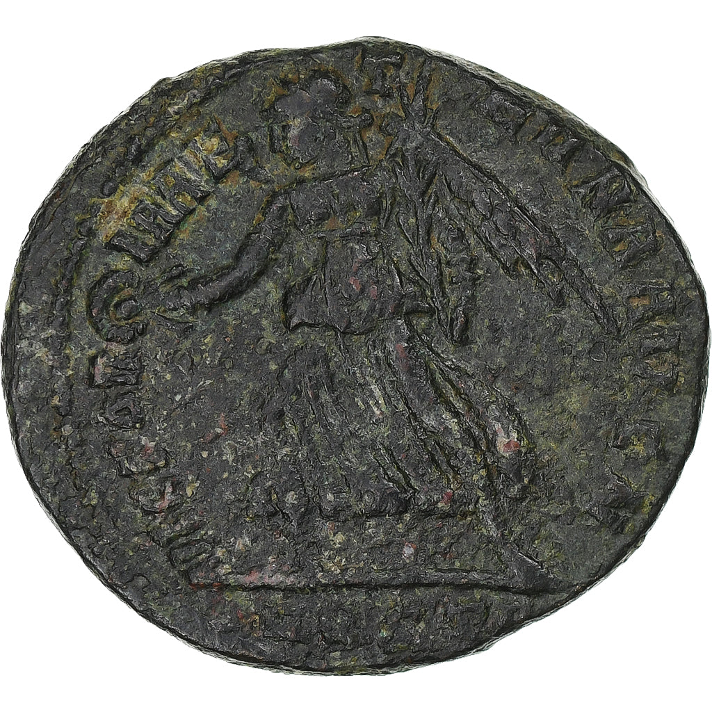 Maxence, Follis, 309-312, Ostia, Bronzen, FR+, RIC:54