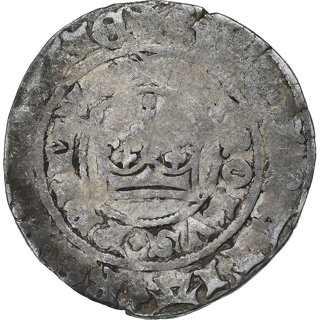 Reino da Boêmia, Karl IV, Gros de Prague, 1346-1378, Prague, Prata, VF(30-35)